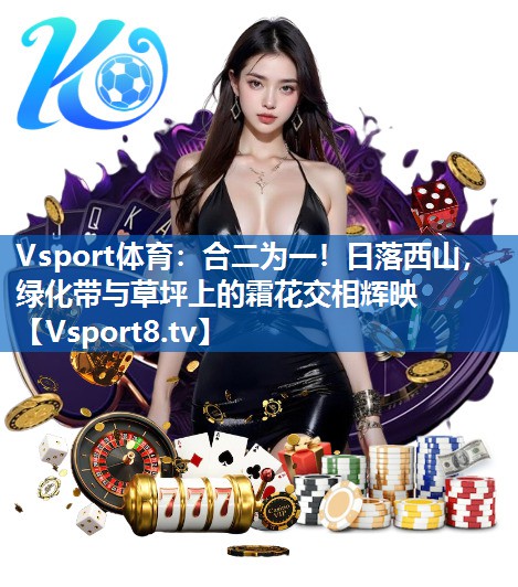 Vsport体育：合二为一！日落西山，绿化带与草坪上的霜花交相辉映